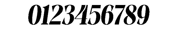 Evoritha Black Cond Obliq Font OTHER CHARS