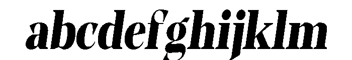 Evoritha Black Cond Obliq FONT