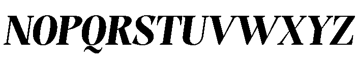 Evoritha Black Oblique Font UPPERCASE