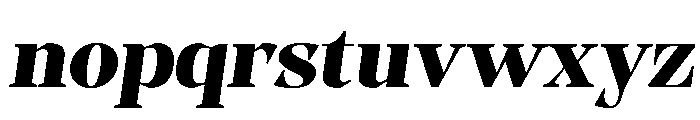Evoritha Black SemExp Obliq Font LOWERCASE