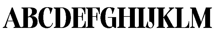 Evoritha Black Semi Condensed Font UPPERCASE