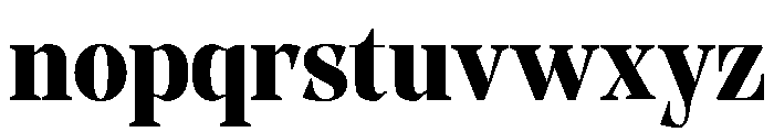 Evoritha Black Semi Condensed Font LOWERCASE
