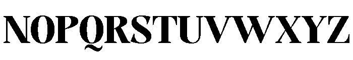 Evoritha Black Semi Expanded Font UPPERCASE