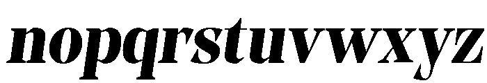 Evoritha Black SemiCond Obliq Font LOWERCASE