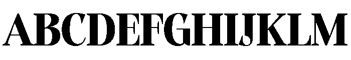 Evoritha Black Font UPPERCASE