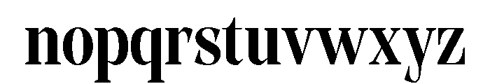 Evoritha Bold Condensed Font LOWERCASE