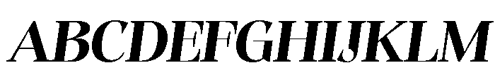 Evoritha Bold Expanded Oblique Font UPPERCASE
