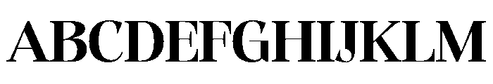 Evoritha Bold Expanded Font UPPERCASE