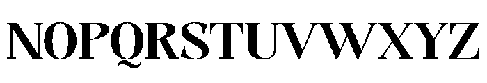 Evoritha Bold Expanded Font UPPERCASE