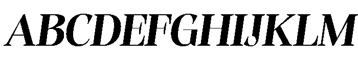 Evoritha Bold SemExp Obliq Font UPPERCASE