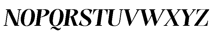 Evoritha Bold SemExp Obliq Font UPPERCASE