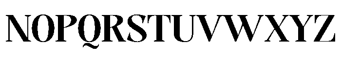 Evoritha Bold Semi Expanded Font UPPERCASE