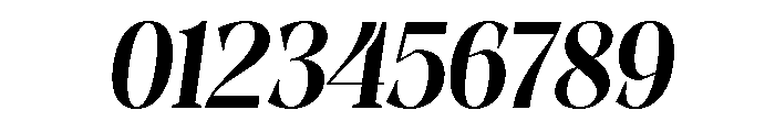 Evoritha Bold SemiCond Obliq Font OTHER CHARS