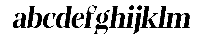 Evoritha Bold SemiCond Obliq FONT