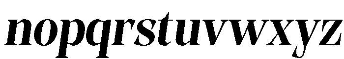 Evoritha Bold SemiCond Obliq Font LOWERCASE