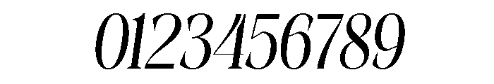 Evoritha Condensed Oblique Font OTHER CHARS