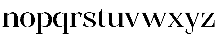 Evoritha Expanded Font LOWERCASE