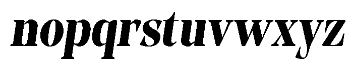 Evoritha Soft Black Cond Obliq Font LOWERCASE