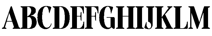 Evoritha Soft Black Condensed Font UPPERCASE