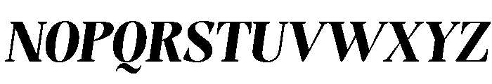Evoritha Soft Black Oblique Font UPPERCASE