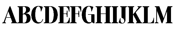Evoritha Soft Black SemCond Font UPPERCASE