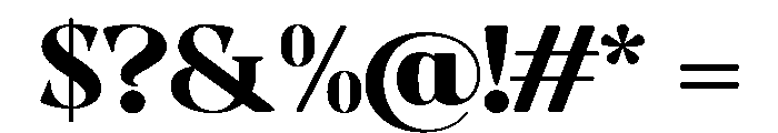 Evoritha Soft Black SemExp Font OTHER CHARS