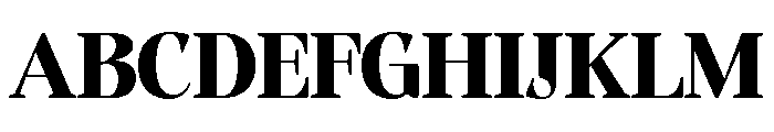 Evoritha Soft Black SemExp Font UPPERCASE