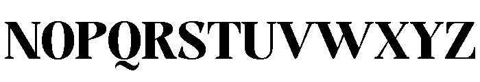 Evoritha Soft Black SemExp Font UPPERCASE
