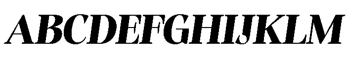 Evoritha Soft Blk SmEx Obl Font UPPERCASE