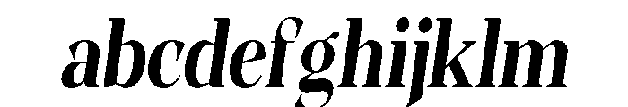 Evoritha Soft Bold Cond Obliq FONT