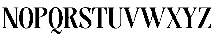 Evoritha Soft Bold Condensed Font UPPERCASE