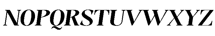 Evoritha Soft Bold Exp Obliq Font UPPERCASE