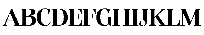 Evoritha Soft Bold Expanded Font UPPERCASE
