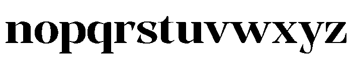 Evoritha Soft Bold Expanded Font LOWERCASE