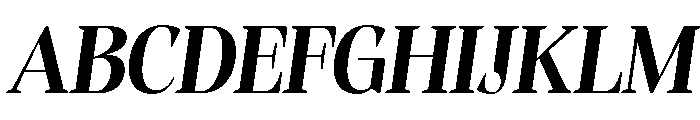 Evoritha Soft Bold Oblique Font UPPERCASE
