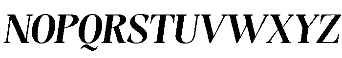 Evoritha Soft Bold Oblique Font UPPERCASE