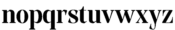 Evoritha Soft Bold SemCond Font LOWERCASE