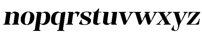 Evoritha Soft Bold SemExp Obliq Font LOWERCASE