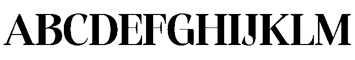 Evoritha Soft Bold SemiExpanded Font UPPERCASE