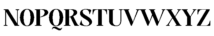 Evoritha Soft Bold SemiExpanded Font UPPERCASE