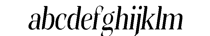 Evoritha Soft Condensed Oblique FONT
