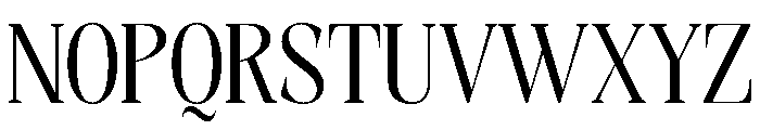 Evoritha Soft Condensed Font UPPERCASE