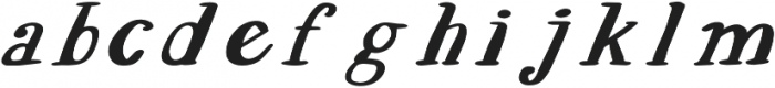 EVE SERIF Italic otf (400) Font LOWERCASE