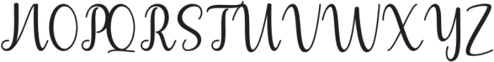 Eva Mayasari Regular otf (400) Font UPPERCASE