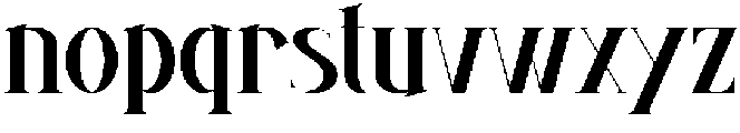 Evaida Regular otf (400) Font LOWERCASE