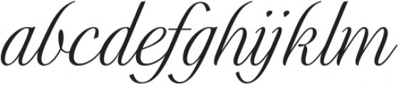 Evalfey Light otf (300) Font LOWERCASE