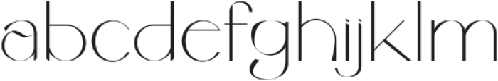 Evalion Regular otf (400) Font LOWERCASE