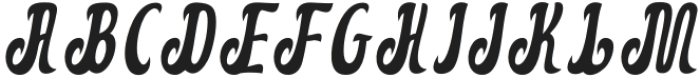 Evalyos Italic otf (400) Font UPPERCASE