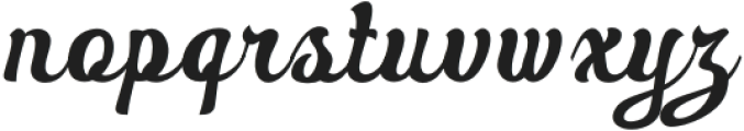 Evalyos Italic otf (400) Font LOWERCASE
