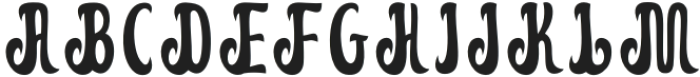 Evalyos Regular otf (400) Font UPPERCASE